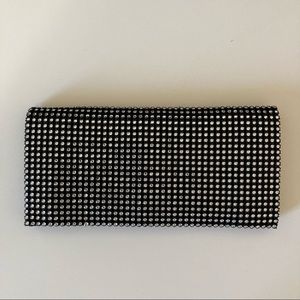 MNG by Mango crystal embellished clutch